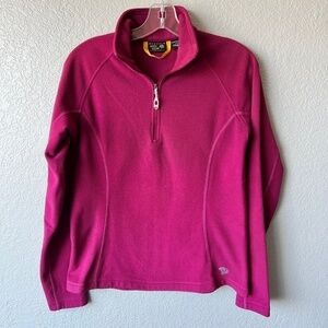 Mountain Hardwear sz M 1/4 zip pullover fleece
